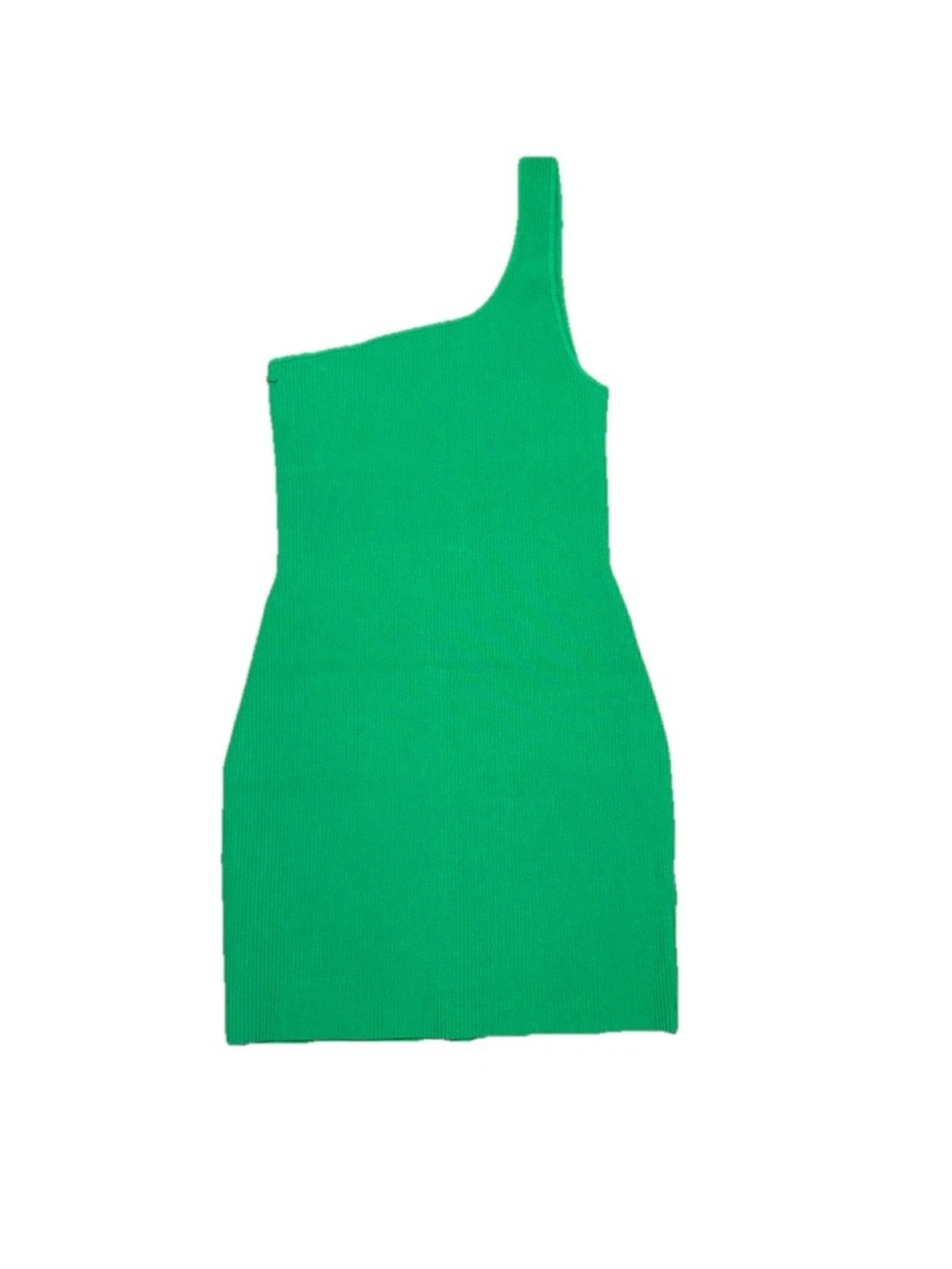 Aritizia Babaton Sculpt Ribbed NWT Green Mini Dress Medium Bodycon